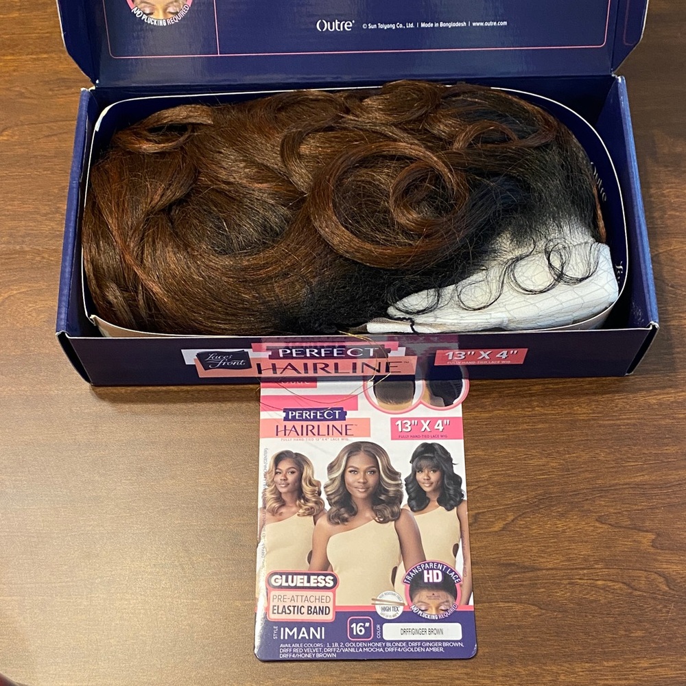 Outre Lace Front Wig - Perfect Hair Line 13X4  GINGER BROWN